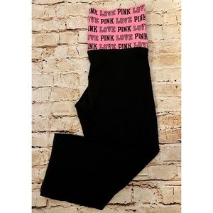 Victoria’s Secret Crop Fold Over Yoga Pants